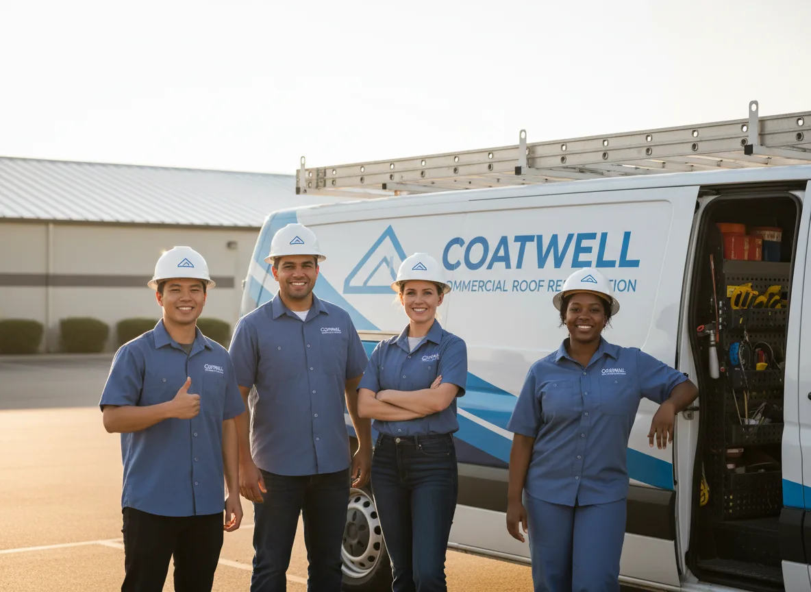 Commercial roof coating company in Rowley, MA